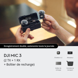 DJI Mic 3 (2 TX + 1 RX +...