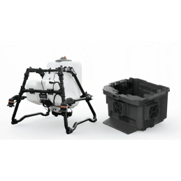 DJI Agras T100 - Spraying...